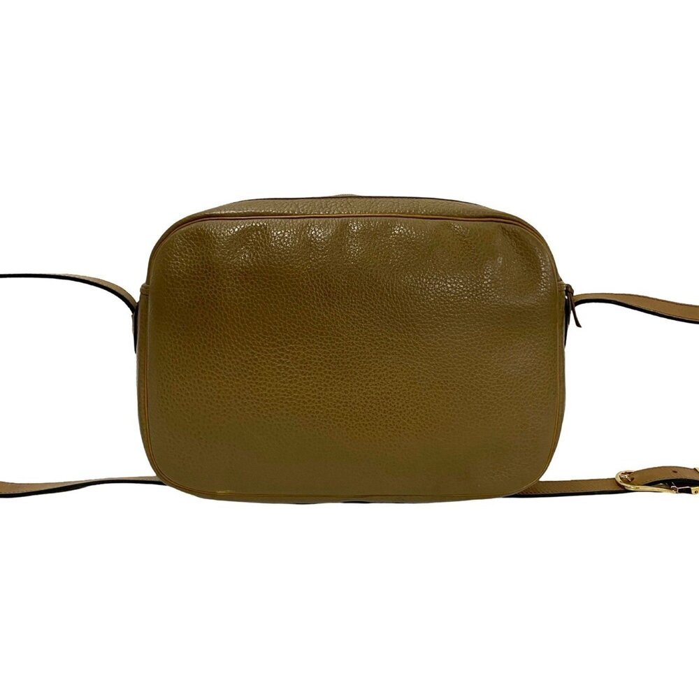 CHRISTIAN DIOR Brown Leather Pochette Shoulder Bag - Picture 4 of 9